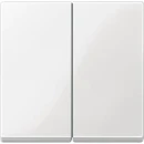 Merten Systeem M bedieningselement serie aan / uit tweedelige wip wit RAL 9010 MTN432519
