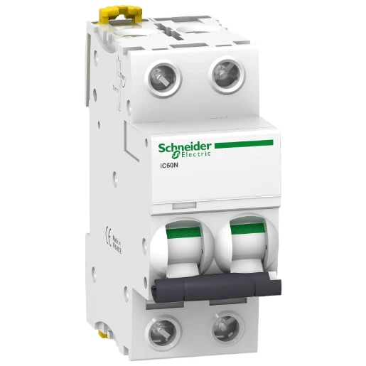 Schneider Electric Acti9 Installatieautomaat C2 C karakteristiek 2A 2P 2TE A9F74202