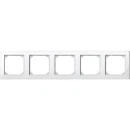 Merten M-Smart Afdekraam 5-voudig Horizontaal en verticaal RAL 9010 IP20 478519