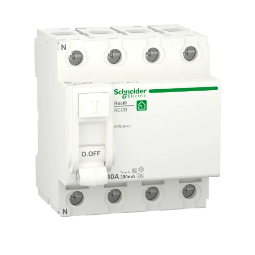 Schneider Electric RESI 9 Aardlekschakelaar 4p 40A 0.3A type A R9R45440