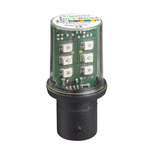 Schneider Electric Harmony Indicatie- en signaleringslamp BA15d 120V Led