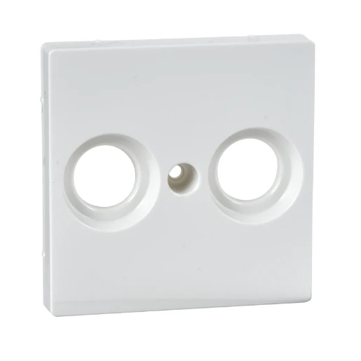 Merten Systeem M Inzetplaat CAI Centraalplaat Zonder label wit MTN4122-0319