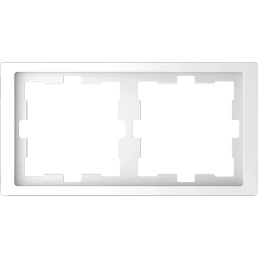 Merten D-life Afdekraam 2-voudig Horizontaal en verticaal Wit RAL 9003 IP20 MTN4020-6535