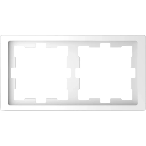 Merten D-life Afdekraam 2-voudig Horizontaal en verticaal Wit RAL 9003 IP20 MTN4020-6535