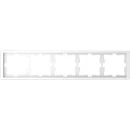 Merten D-life Afdekraam 5-voudig Horizontaal en verticaal Wit RAL 9003 IP20 MTN4050-6535