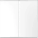 Merten Systeem M bedieningselement serieschakelaar aan / uit tweedelige wip wit RAL 9003 MTN3400-6035