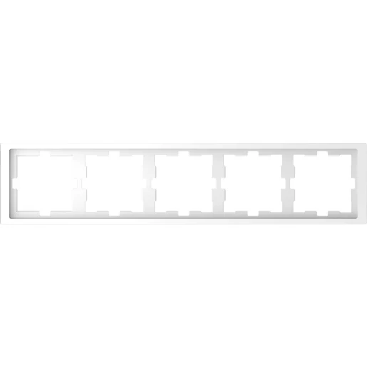 Merten D-life Afdekraam 5-voudig Horizontaal en verticaal Wit RAL 9003 IP20 MTN4050-6535