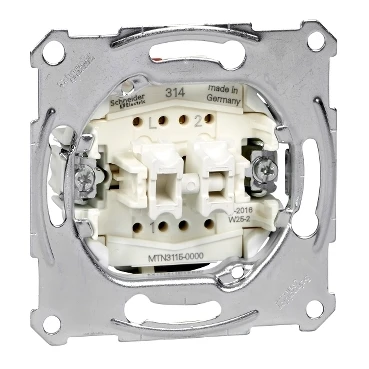 Merten Systeem M Installatieschakelaar Serieschakelaar inbouw 10AX IP20 MTN3115-0000