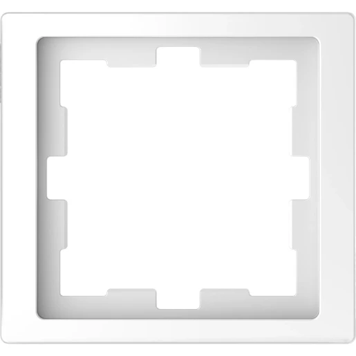 Merten D-life Afdekraam 1-voudig Horizontaal en verticaal Wit RAL 9003 IP20 MTN4010-6535