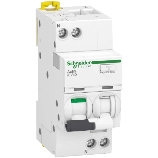 Schneider Electric Acti9 Aardlekautomaat 1P+N 6A 0.03A KA C6 A9DC2606