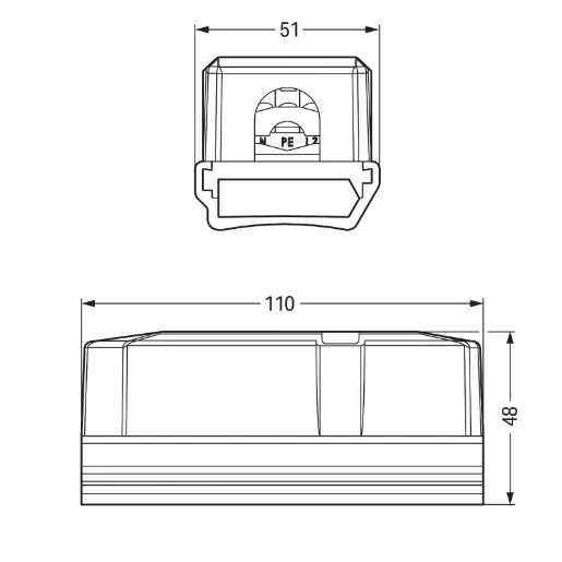 Wago VLAKBAND 5X10MM2 AFTAKMODULE 5X4MM2
