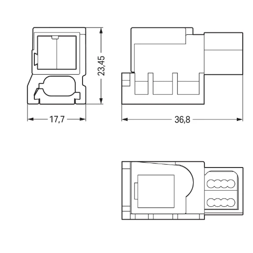 Wago VOEDINGS-AFTAKMODULE 2-POLIG