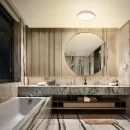 Ledvance Orbis disc LED badkamerarmatuur 3000K 1250lm 300mm Ø300mm Schroefklem chroom 4099854096136