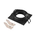 SLV New Tria Afdekking Inbouwring vierkant Aluminium 82x82x26mm Zwart 1007329