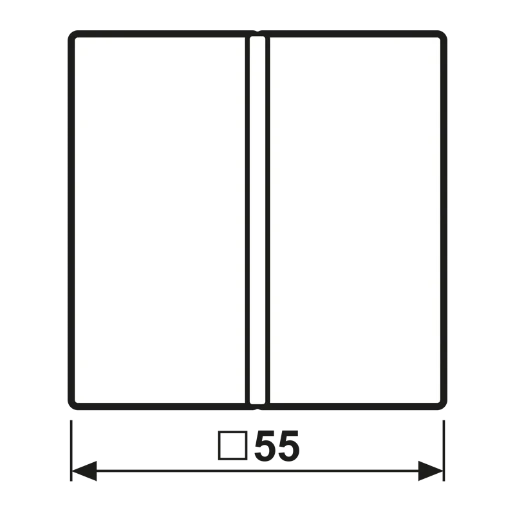 Jung AS range tastmodule knx enkele drukker wit RAL 1013 A401TSA