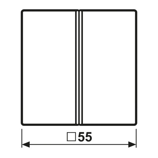 Jung AS/A range taster knx tweedelige drukker wit RAL 9016 A402TSAWW
