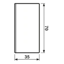 Jung LS range tastafdekking knx enkele drukker zwart RAL 9005 LS402TSAPSW