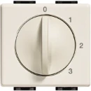 Bticino Magic ventilatorschakelaar 4-p inbouw Schakeling 0 - 1 - 2 - 3 3A 250V BTA5086