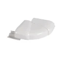 Legrand DLP buitenhoek wandgoot snap-on 50x180mm Halogeenvrij wit RAL 9003 075719