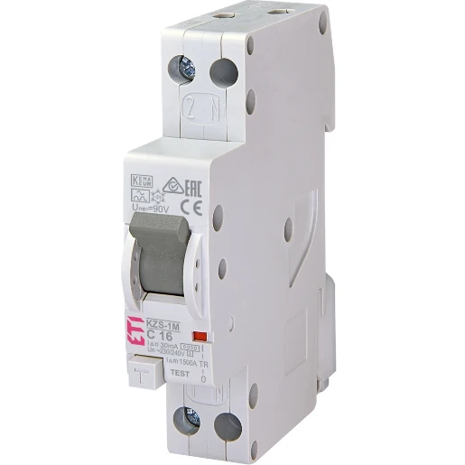 ETI KZS Aardlekautomaat 1P+N 16A 0.03A C16 432000214