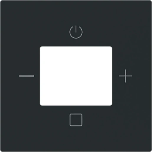 ABB Busch-Jaeger Art linear Centraalplaat Busch-radio DAB+ zwart 2CKA008200A0288