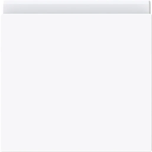 ABB Busch-Jaeger Art linear Verloopplaat met klapdeksel wit 2CKA001719A0179