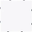 ABB Busch-Jaeger Art linear Centraalplaat met draagring Blindkap Basiselement met centrale afdekplaat Zonder label wit 2CKA001710A4211