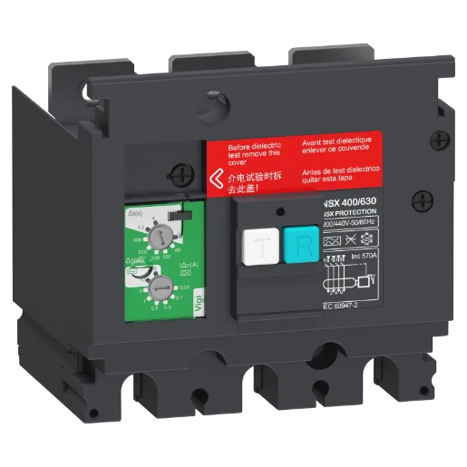 Schneider Electric NSX400/630 VigiPacT Prot 3P 200-440VAC