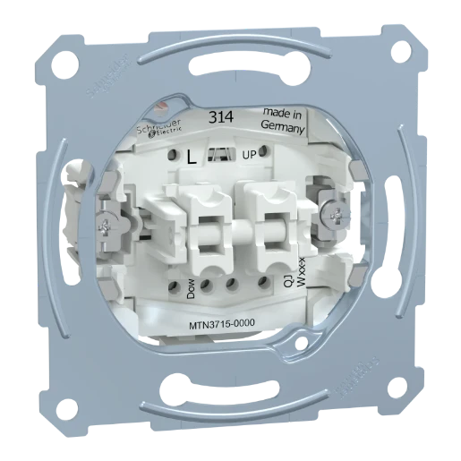 Merten Systeem M Sokkel jaloezieschakelaar Wip 1P IP20 MTN3715-0000