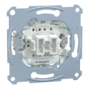 Merten Systeem M Installatieschakelaar Wisselschakelaar inbouw 10AX IP20 MTN3116-0000