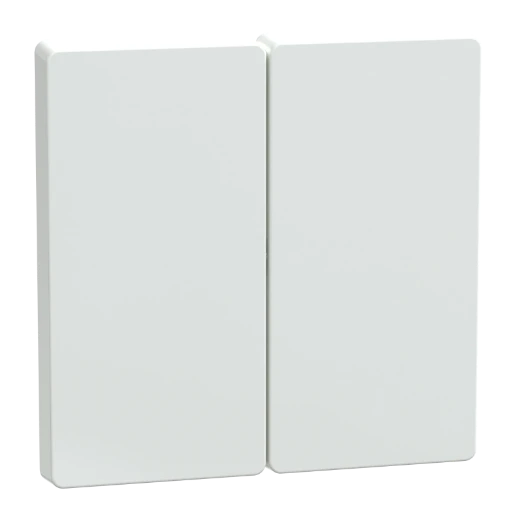 Merten Systeem M bedieningselement serieschakelaar aan / uit tweedelige wip wit RAL 9003 MTN3400-6035