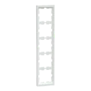 Merten D-life Afdekraam 5-voudig Horizontaal en verticaal Wit RAL 9003 IP20 MTN4050-6535