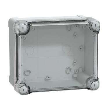 Sarel PanelSeT ABS installatiekast leeg HI TR Kunststof 164x105x193mm Transparant deksel/deur IP66 NSYTBS191610HT