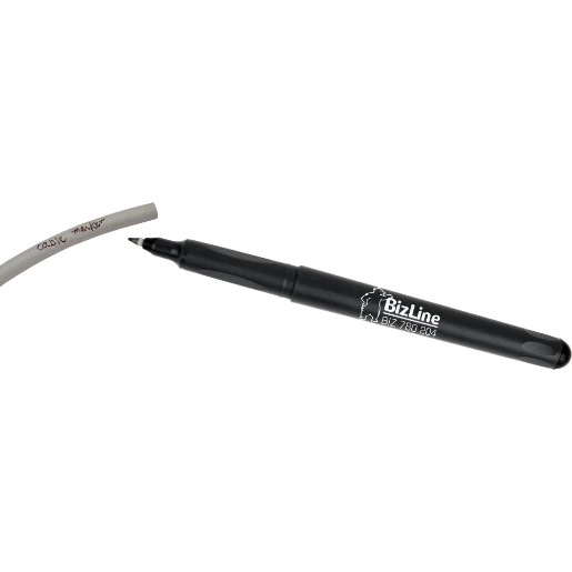 Bizline Markeerstift speciaal voor kabels Ø 0,75mm Zwart 780204