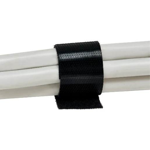 Bizline Klittenband rol 10m zwart