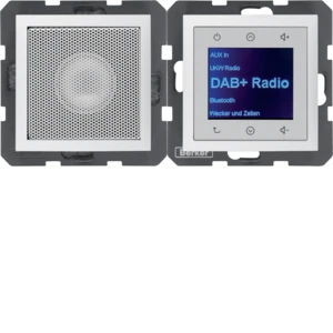 Hager Radio luidspr DAB+ BT S.1/B.3/B.7 pw