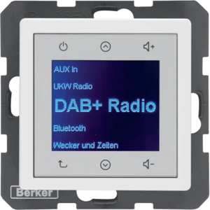 Hager Radio DAB+ Q.1/Q.3/Q.7 polarwit