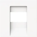 ABB Busch-Jaeger Art linear Centraalplaat voor TAE-sokkels 15-polig Sub-D Bedieningselement 1 connector Zonder label wit 2CKA001710A4163