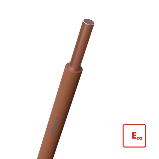 Nexans H07V-U Eca Installatiedraad 6mm² bruin 100M 10533300