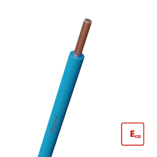 Nexans H07V-U Eca Installatiedraad 4mm² blauw 100M 10533290