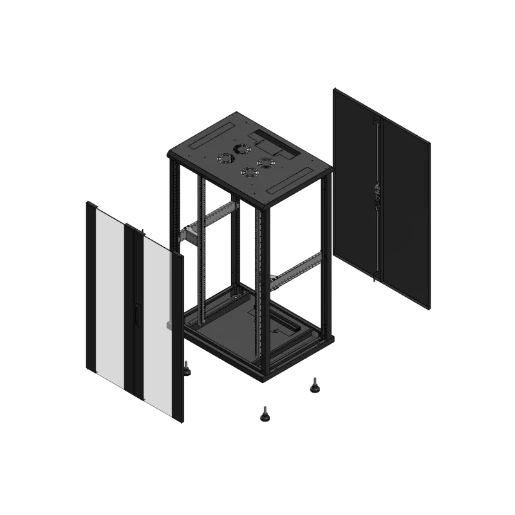 Gigamedia Vloer patchkast AV dubbel VER AR dubbel TOL EX 19