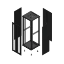 Gigamedia Vloer patchkast AV dubbel PER AR dubbel TOL 19