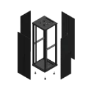 Gigamedia Vloer patchkast AV dubbel TOL AR dubbel TOL 19