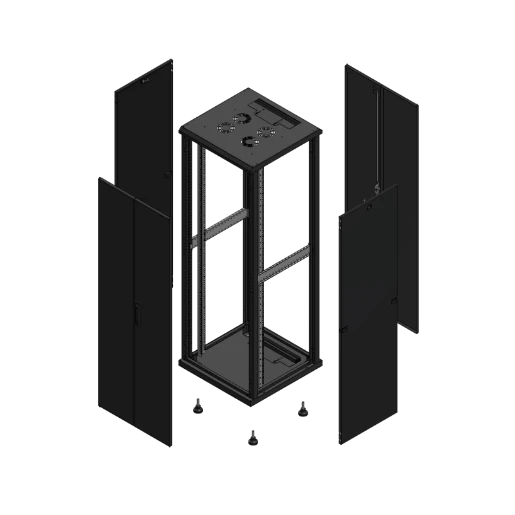 Gigamedia Vloer patchkast AV dubbel TOL AR dubbel TOL 19