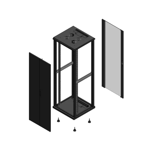 Gigamedia Vloer patchkast AV dubbel TOL AR enkel VER EX 19