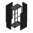 Gigamedia Vloer patchkast AV dubbel TOL PAR 19
