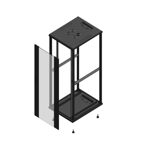 Gigamedia Vloer patchkast AV enkel VER SP EX 19