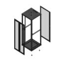 Gigamedia Vloer patchkast AV dubbel PER AR enkel PER EX 19