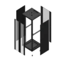 Gigamedia Vloer patchkast AV dubbel VER AR enkel VER 19