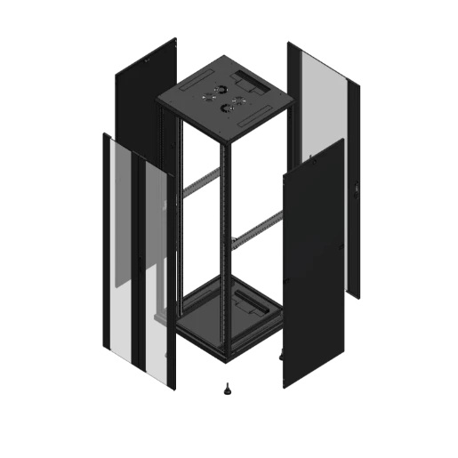 Gigamedia Vloer patchkast AV dubbel VER AR enkel VER 19